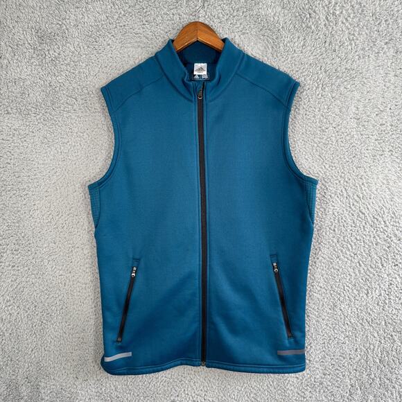 Adidas Climaheat Men’s Size Medium Full Zip Sleeveless Golf Vest - Picture 1 of 11